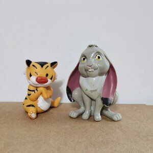 Bundle Disney Action Figure Toys Thumper Rabbit And Rajah Tiger Pet Cake Toppers